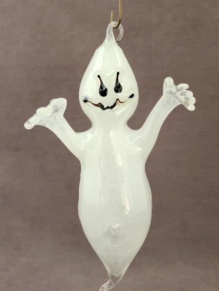 #09222311 GLOW IN THE DARK  hanging ghost 8.5''Hx5''W $150