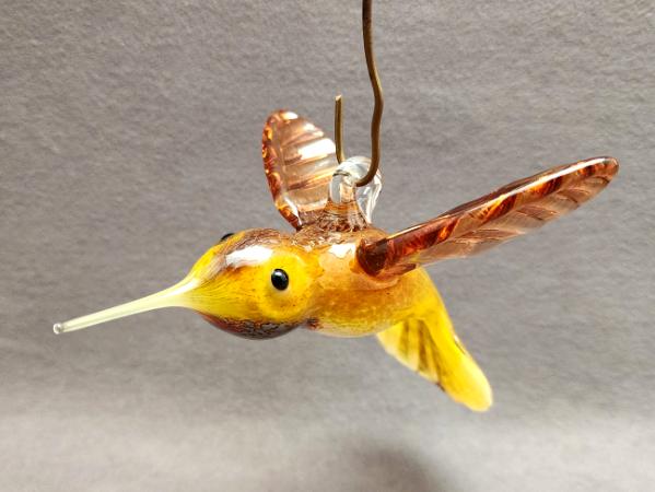 #03082411 hummingbird hanging 3''Hx4.5''Wx6''L $135