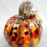 #09062520 Med Pumpkin silvered 4'' to 5''  $55.00