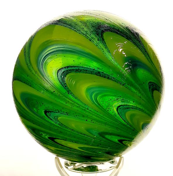 #02012606 Glass Float SeaHawks colors 6.5'' $80.00