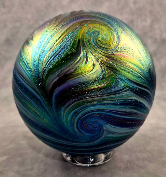 #10192604 Starry Night Design 6.5'' Iridized $80.00