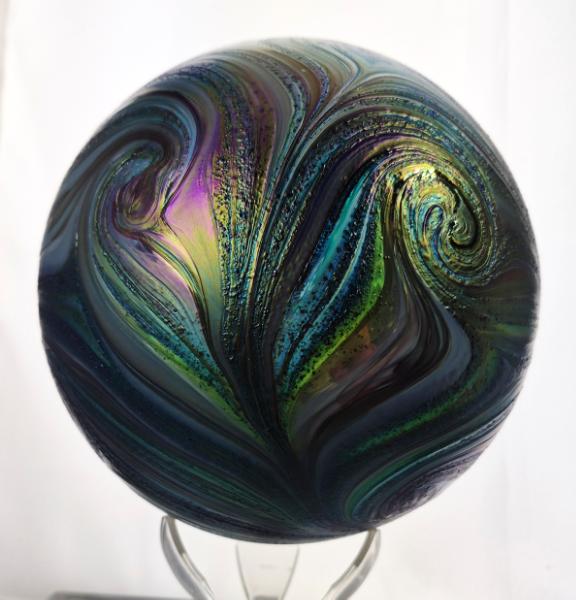 #10192604 Starry Night Design 6.5'' Iridized $80.00